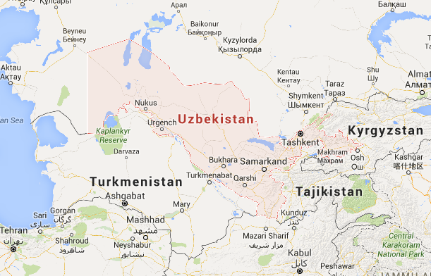 Uzbekistan Map